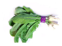 Organic Radish Greens with White Radish